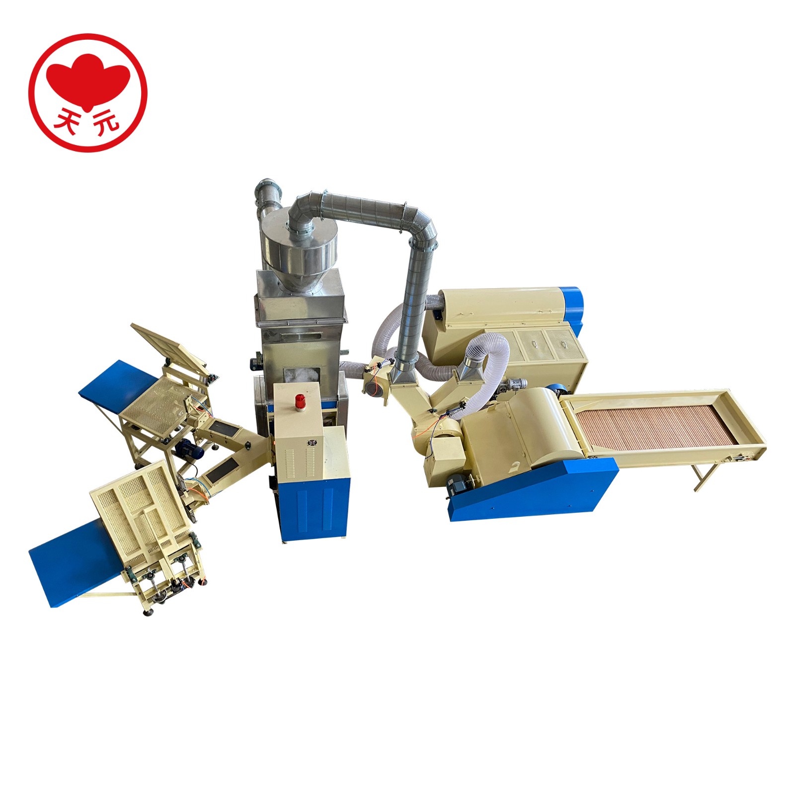 ZXJ-380+HFM-2000型组合定量枕芯机