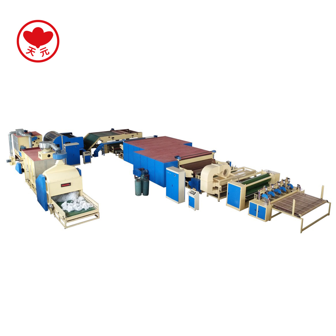 YWJM-2硬质棉无胶棉生产线