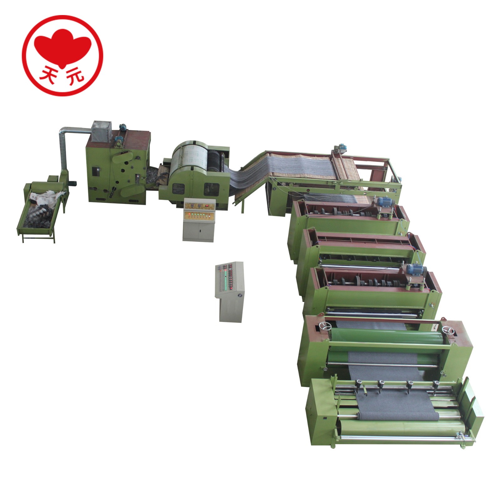 ZCJ-1000型针刺棉生产线