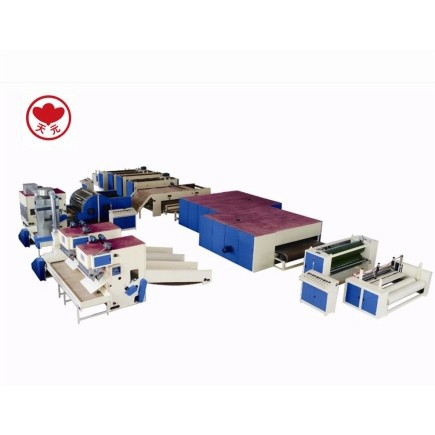 WJM-2+ZCM-1000无胶棉、针刺棉生产线