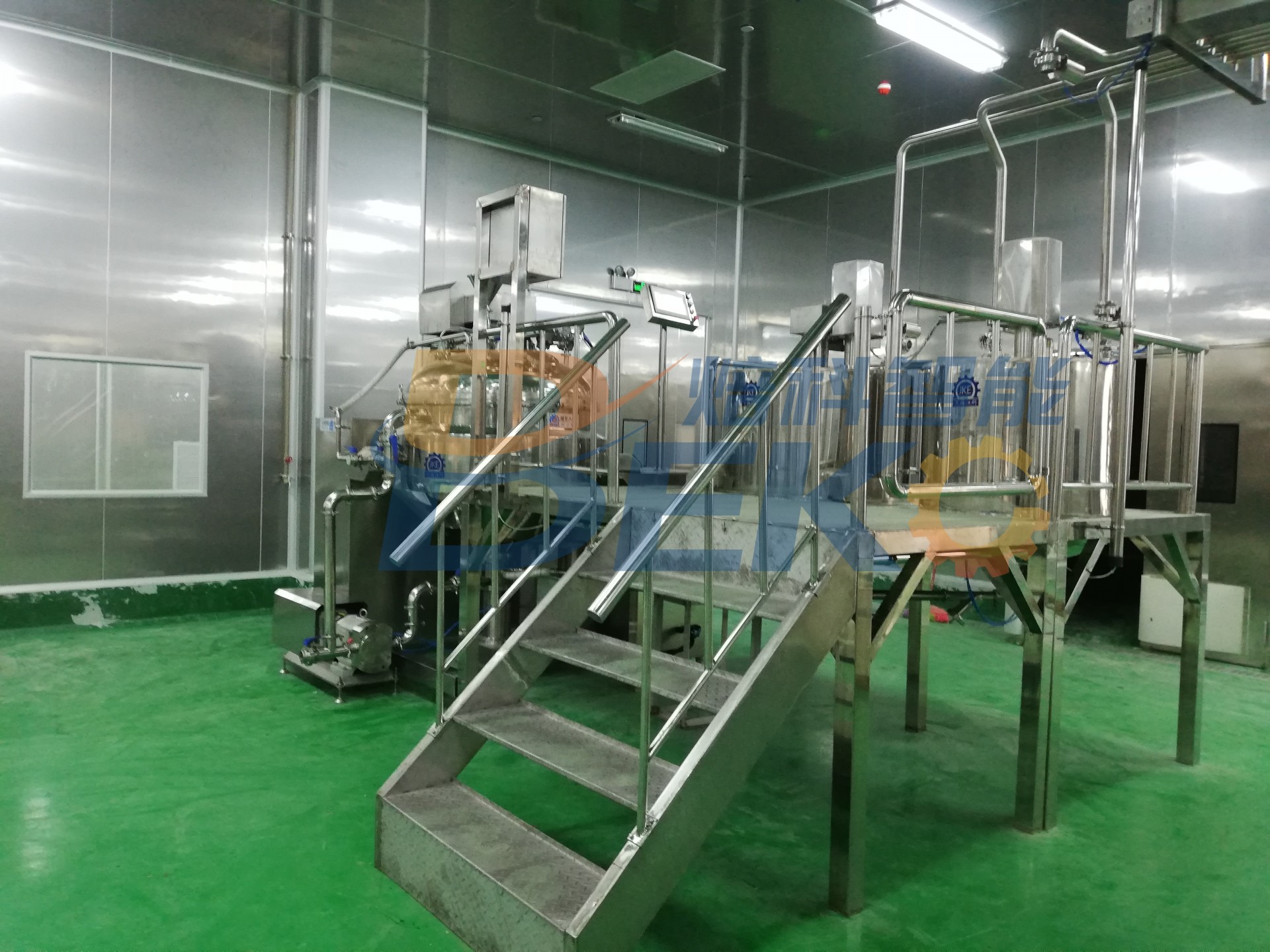 焙科智能供应食品厂专用沙拉酱真空均质乳化机设备